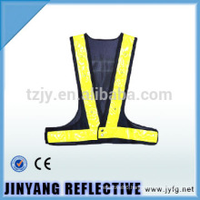 Mesh reflective vest black